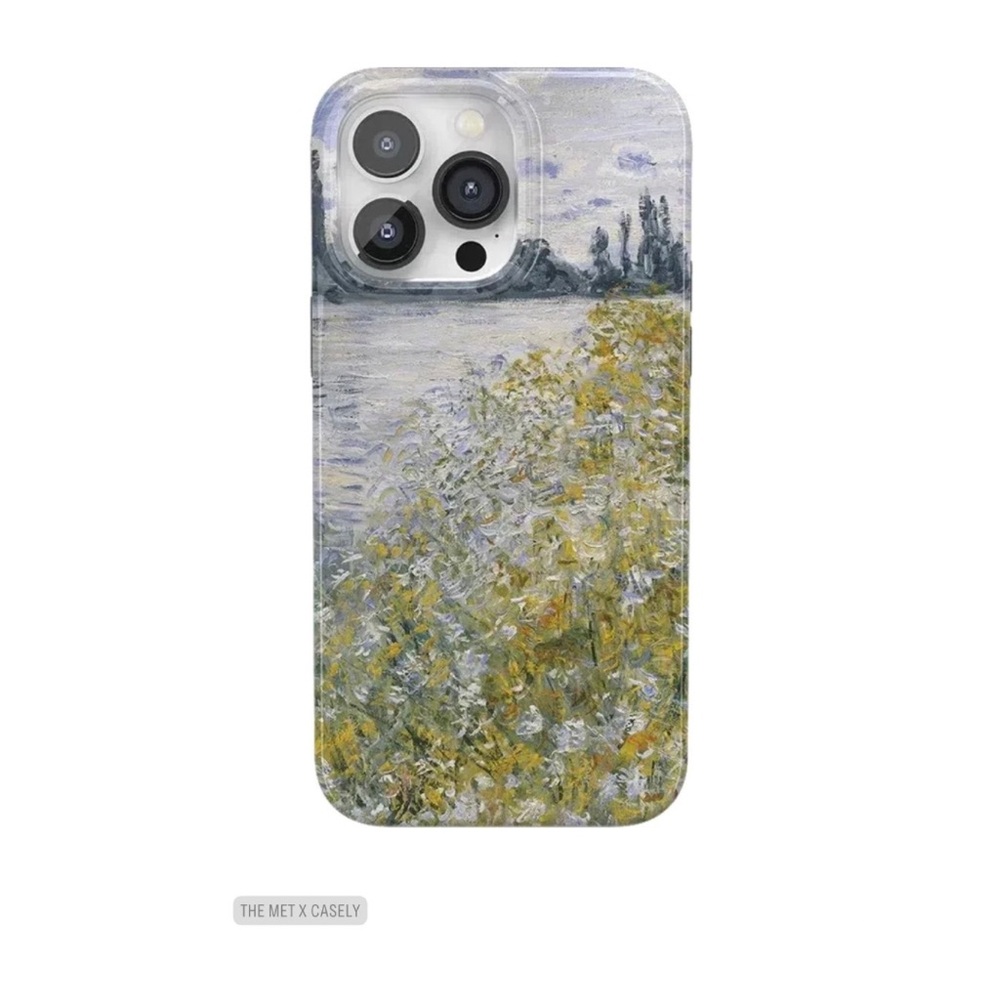 Artistic iPhone 14 Pro Max Phone Case - Monet Summer Landscape